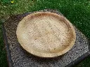 Assiette en frêne - alimentaire
