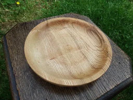 [AssietteFrene001] Assiette en frêne - alimentaire