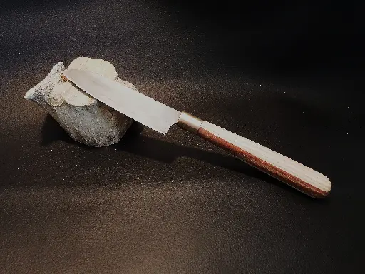 [SantokuBicolore001] Couteau de cuisine type Santoku bicolore